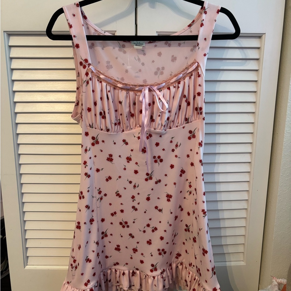 Urban Outfitters Kimchi Blue Sienna Ribbon Mini Dress